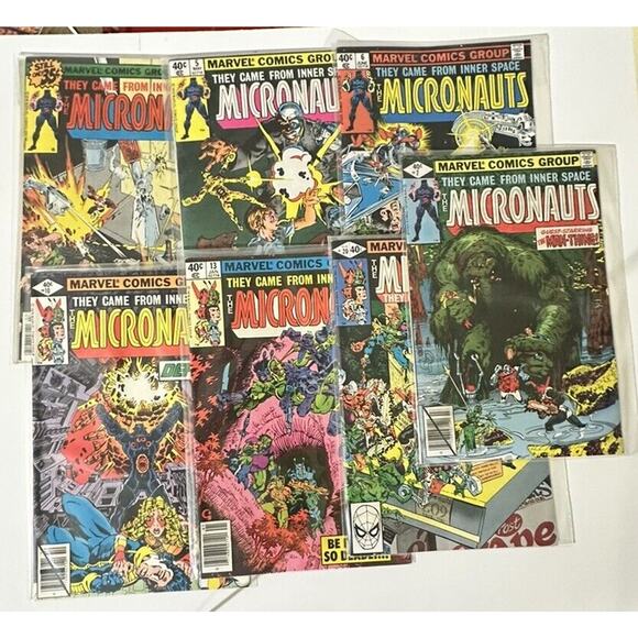 The Micronauts Comics # 3 5 6 7 10 13 20 (Marvel, 1978) LOT OF 7 - Good - Picture 1 of 5